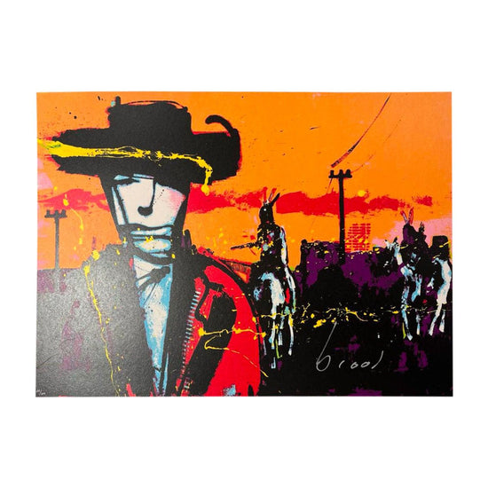 Indian Escort - Moderne Kunst -Zeefdruk