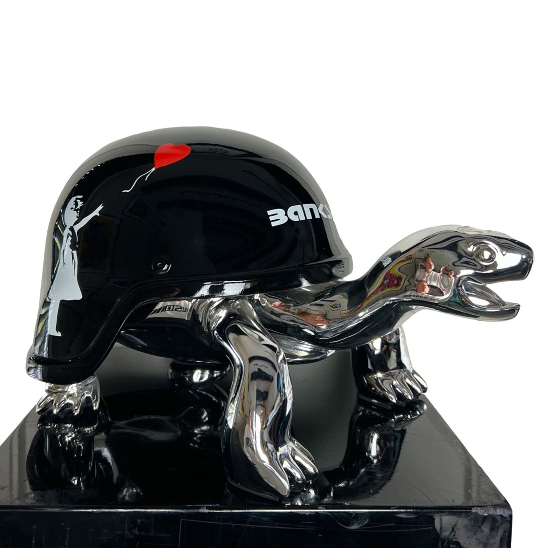 Peace Turtle - Banksy Red Balloon Girl