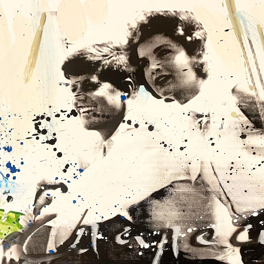 John F Kennedy Jackie Onassis moderne kunst