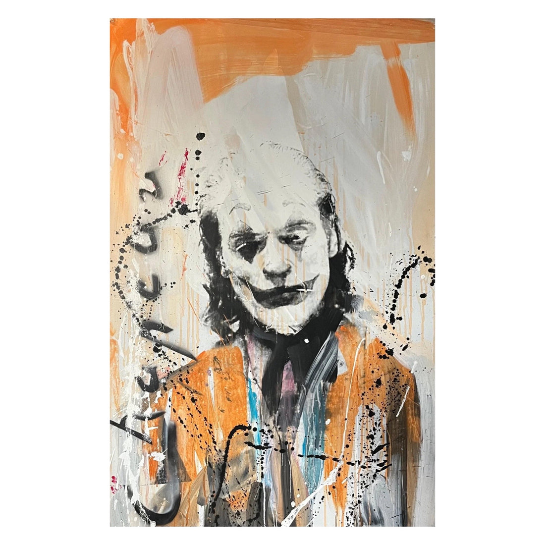 The Joker schilderij moderne kunst