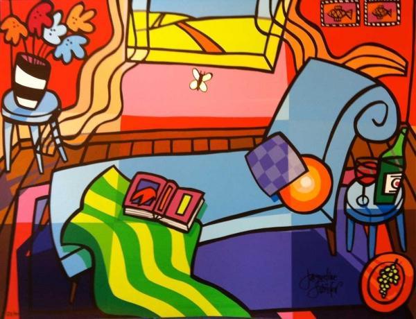 Een Heerlijke Dag - Moderne Kunst
