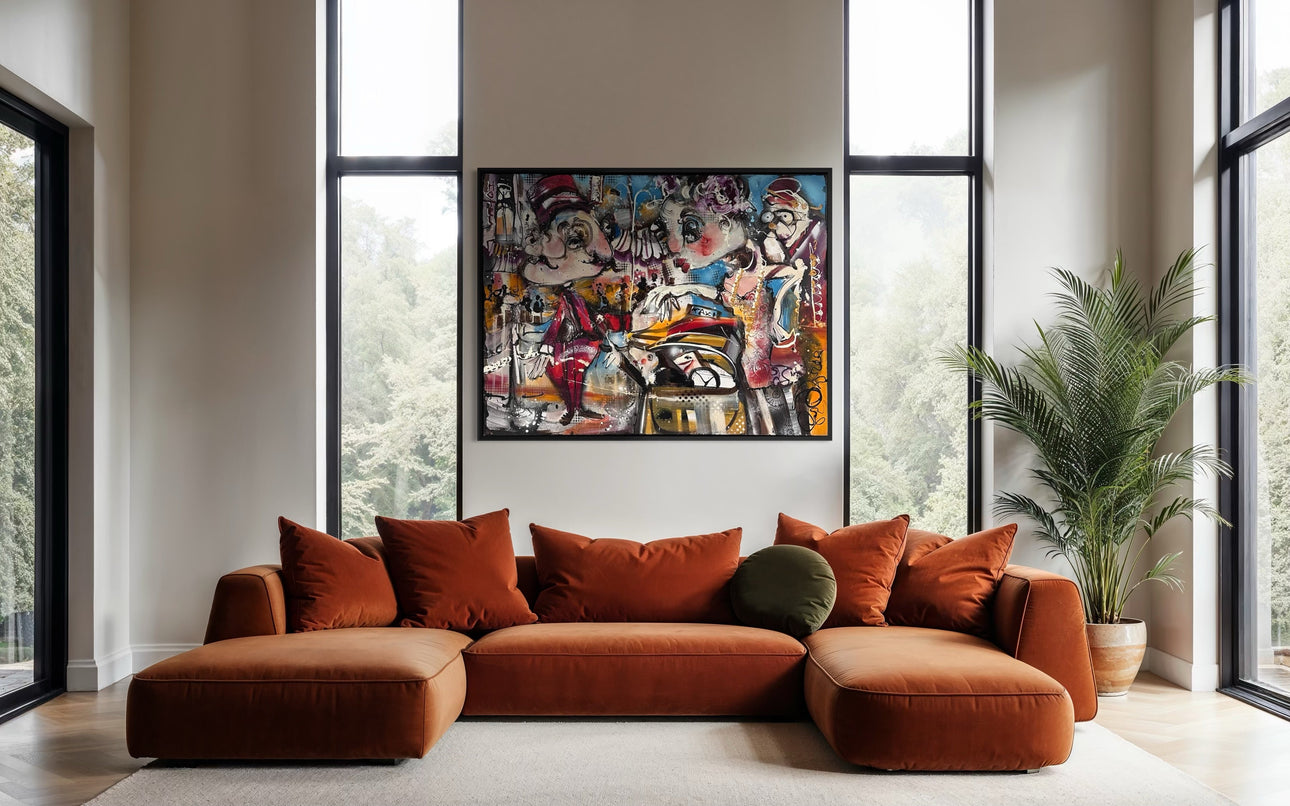Kunst voor in de woonkamer  I Modernekunst.nl