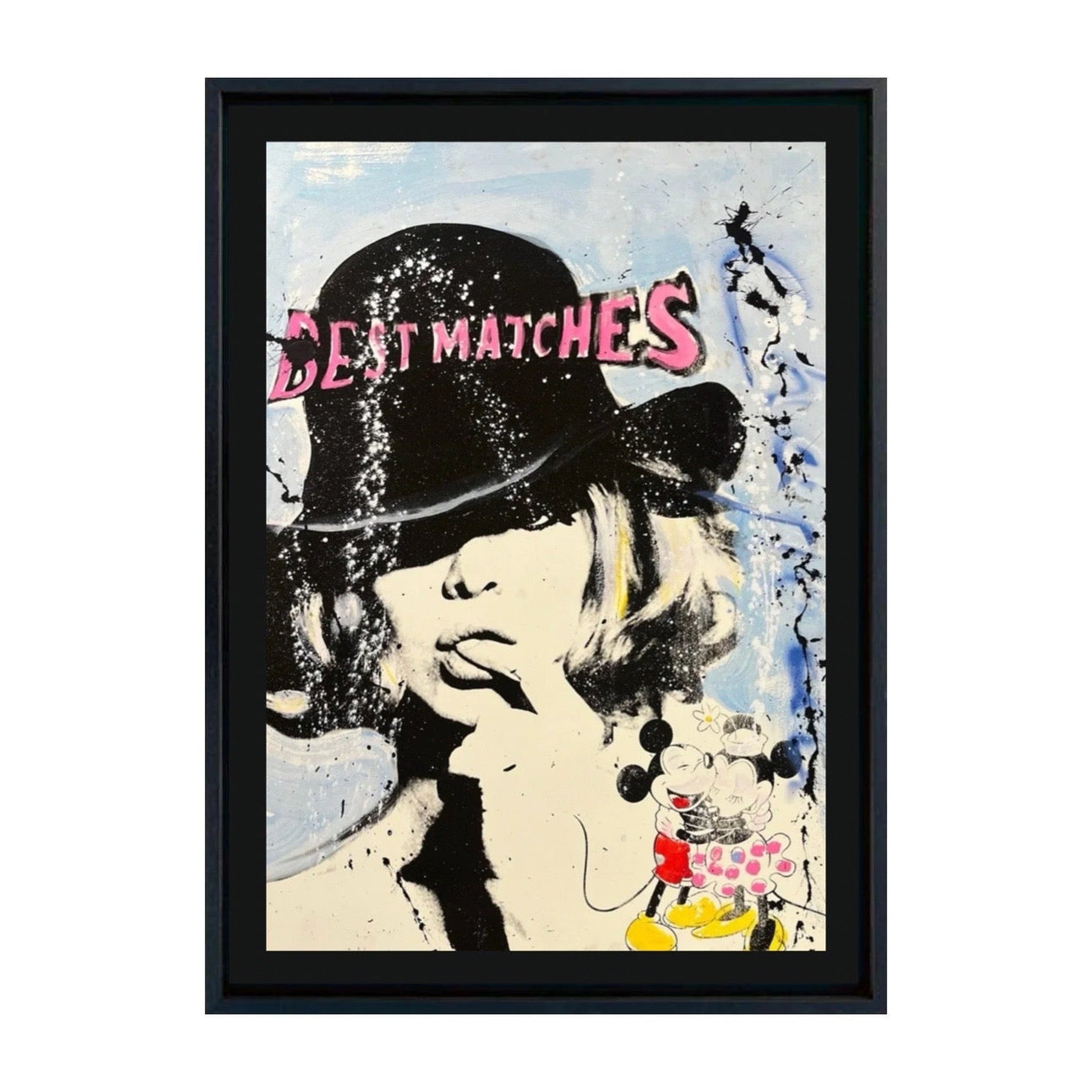 Ronald Chapeau zeefdruk Best Matches in zwarte lijst