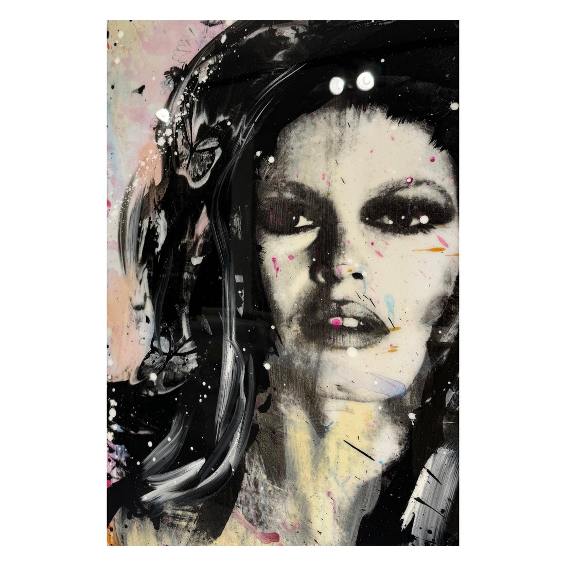 Schilderij van Brigitte Bardot door Ronald Chapeau via moderne kunst.