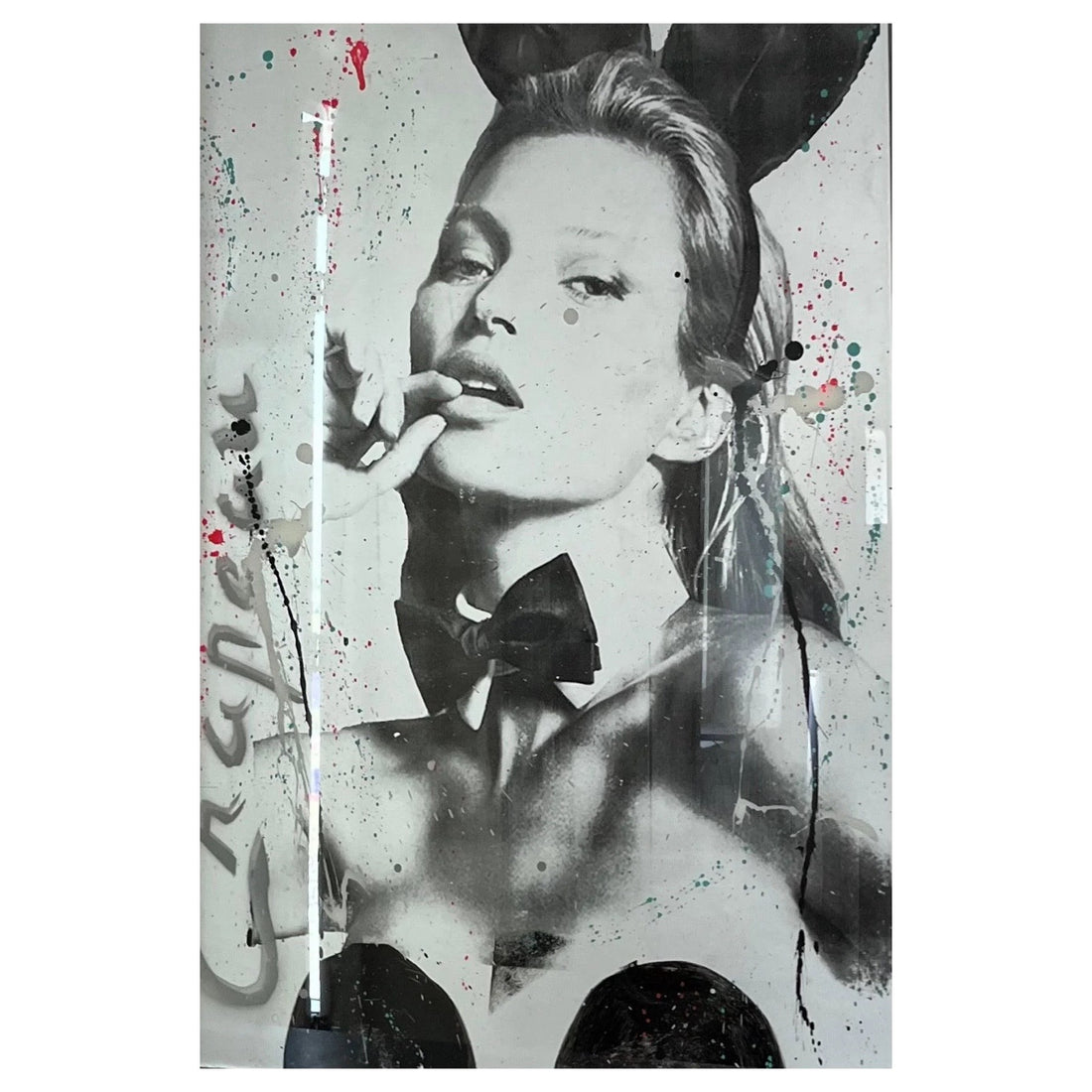 Kate Moss als bunny moderne kunst