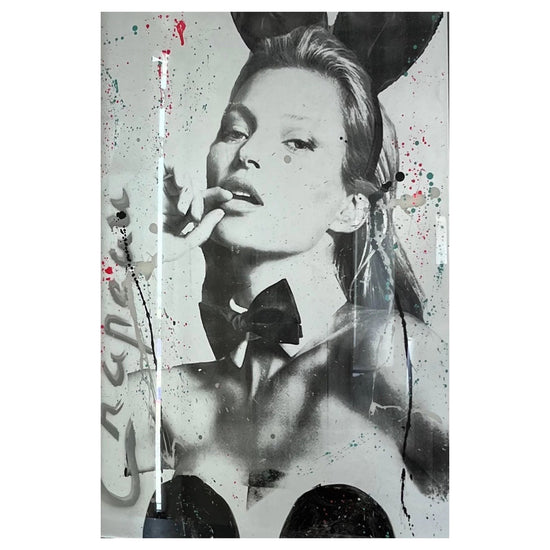 Kate Moss als bunny moderne kunst