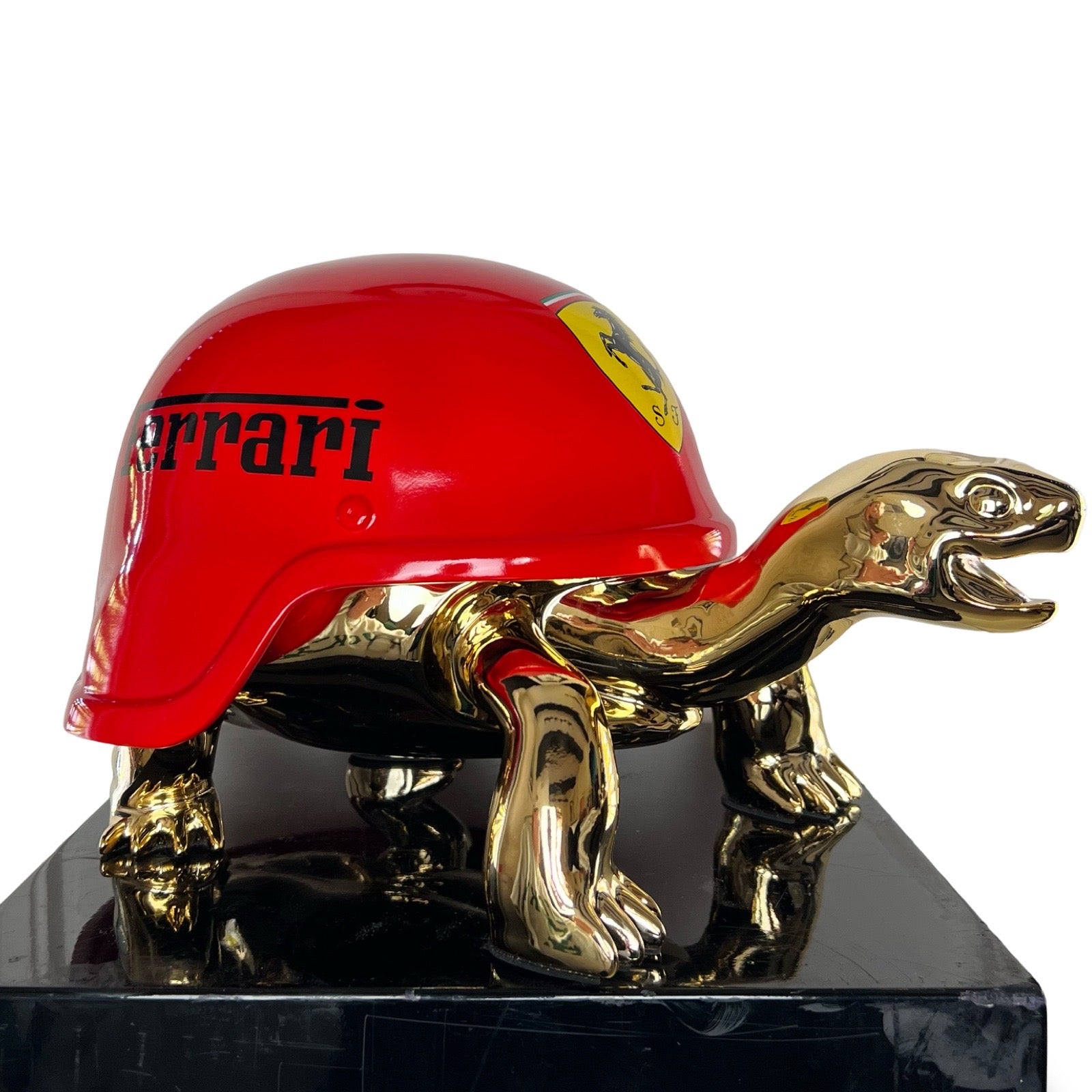 Peace Turtle - Gold/Black Letters