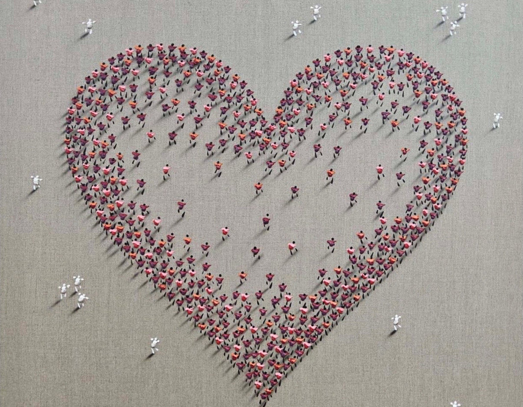 Francisco Bartus Red Heart via modernekunst.nl