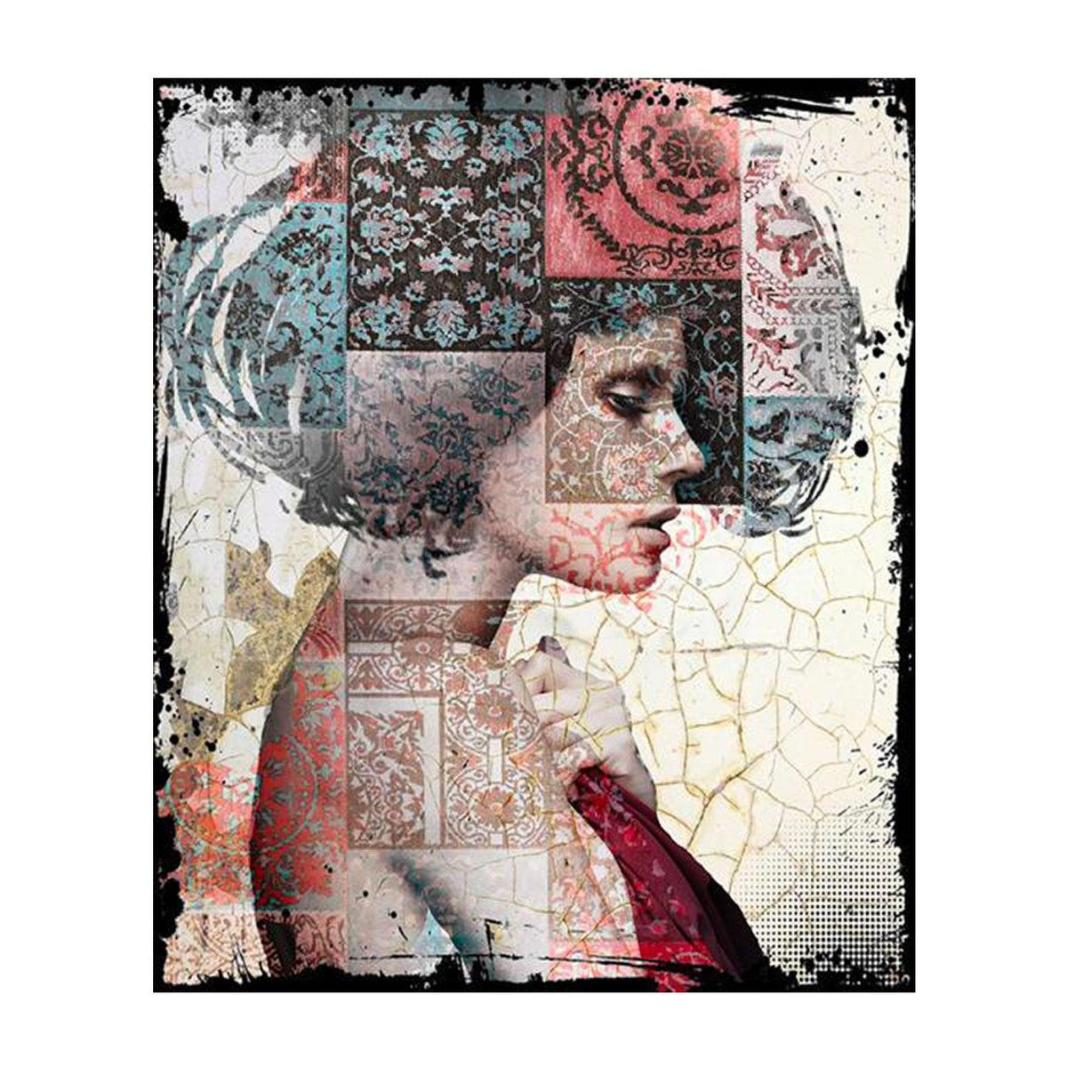 Modern Portret schilderij van Hans Jochem Bakker 'Live and Love'