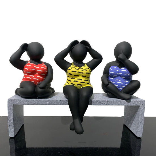 Big Ladies Horen Zien Zwijgen via modernenkunst.