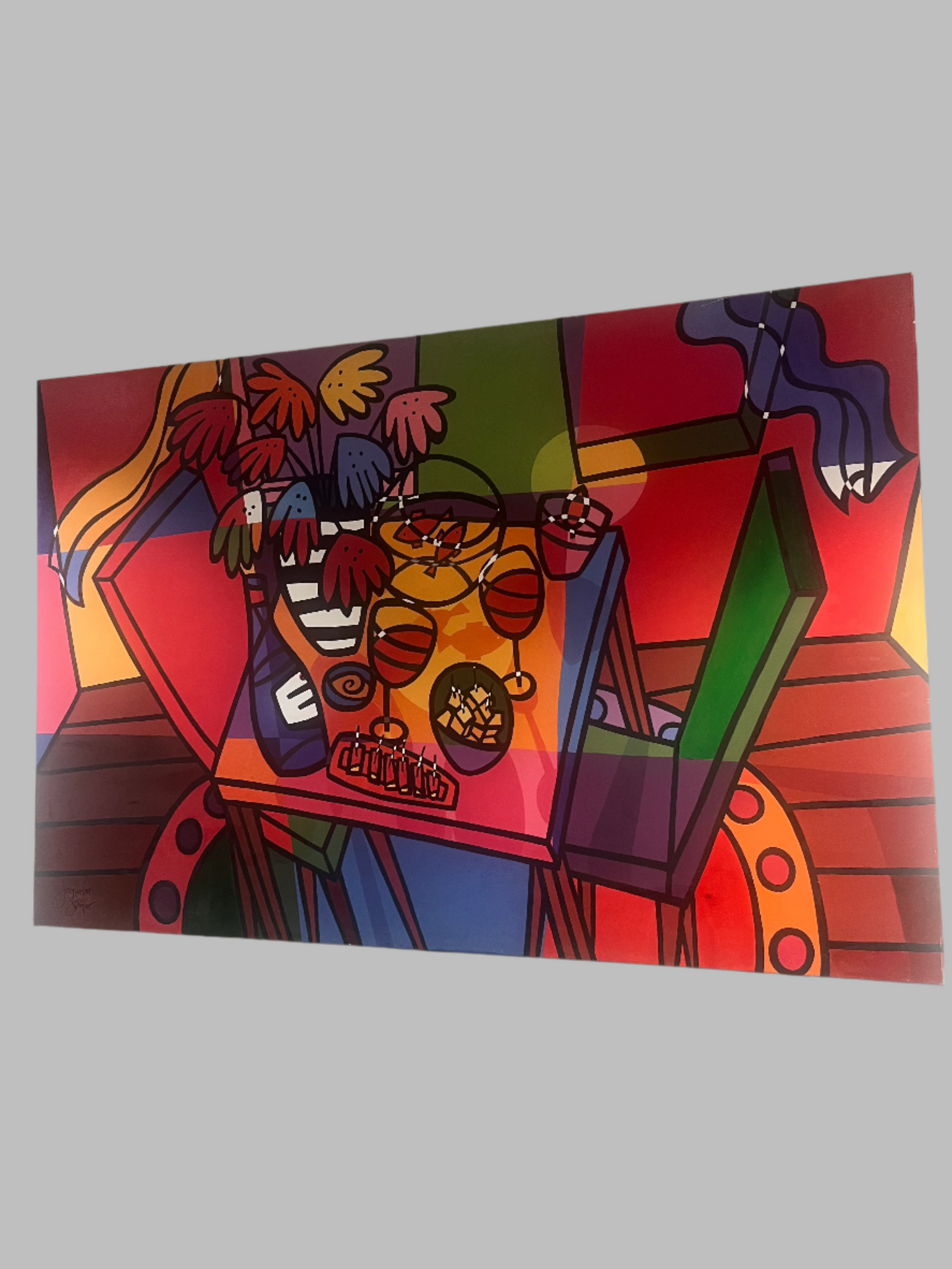 Tafel voor 2 Giclee