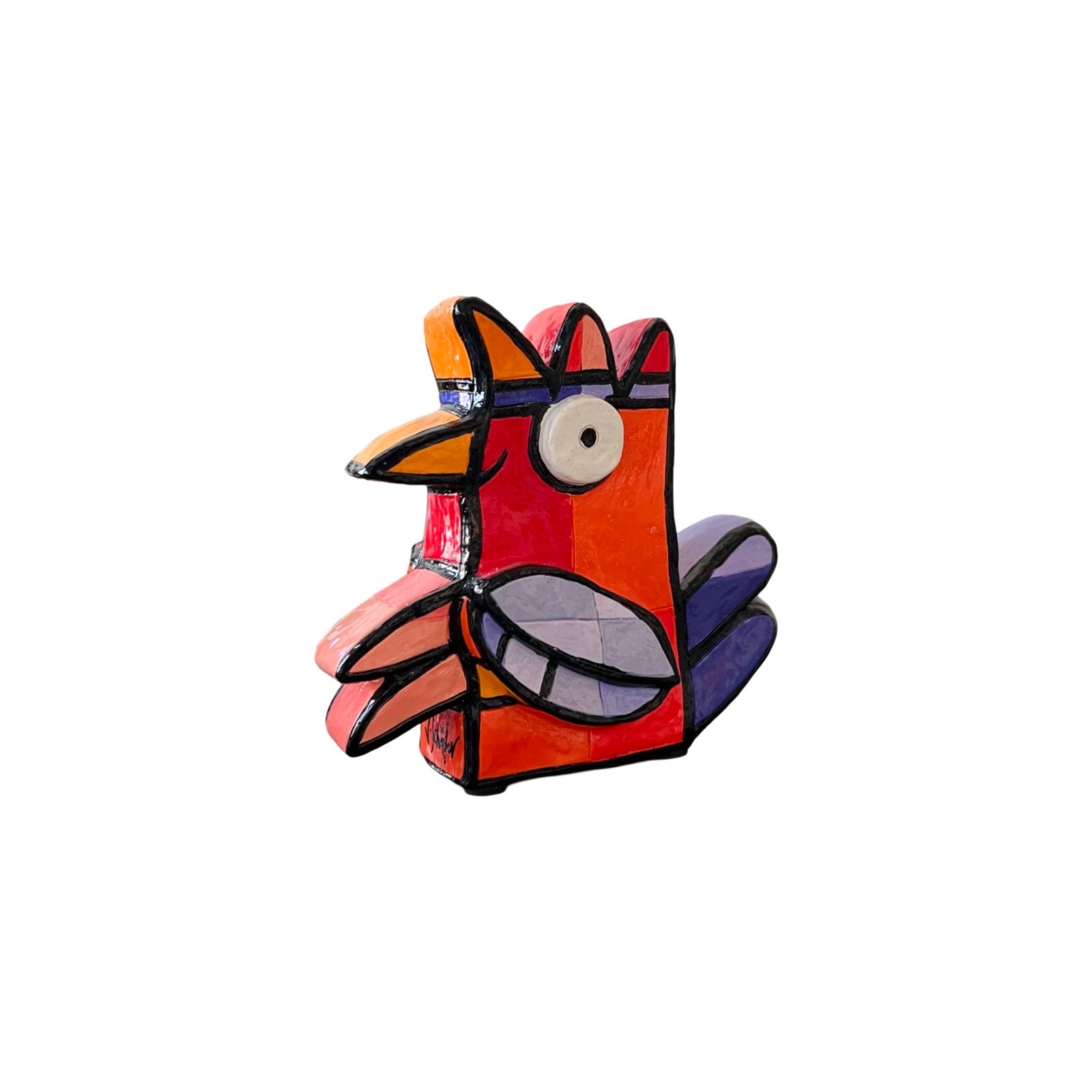 Vreemde Vogel Sculptuur - Small Red