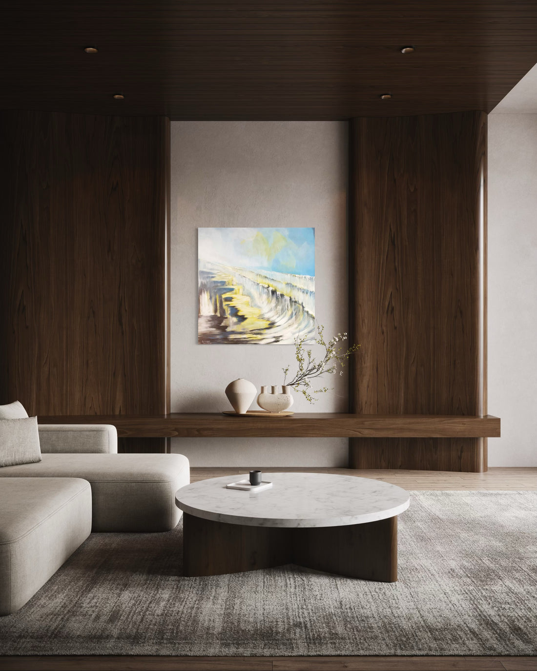 Mystic Sea geschilderd door Fred hansen.