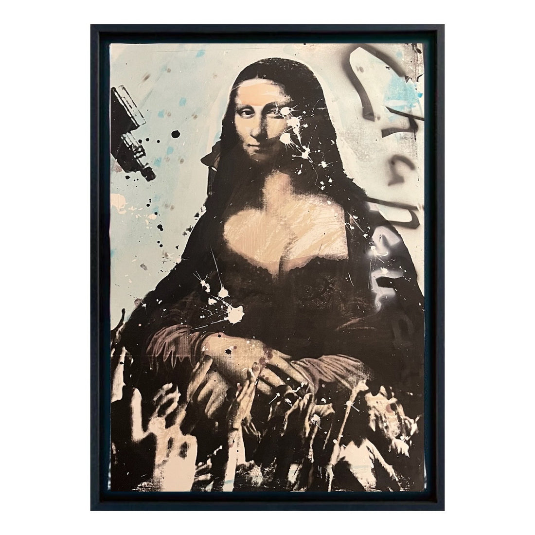 Mona Lisa door Ronald chapeau op papier via modernekunst