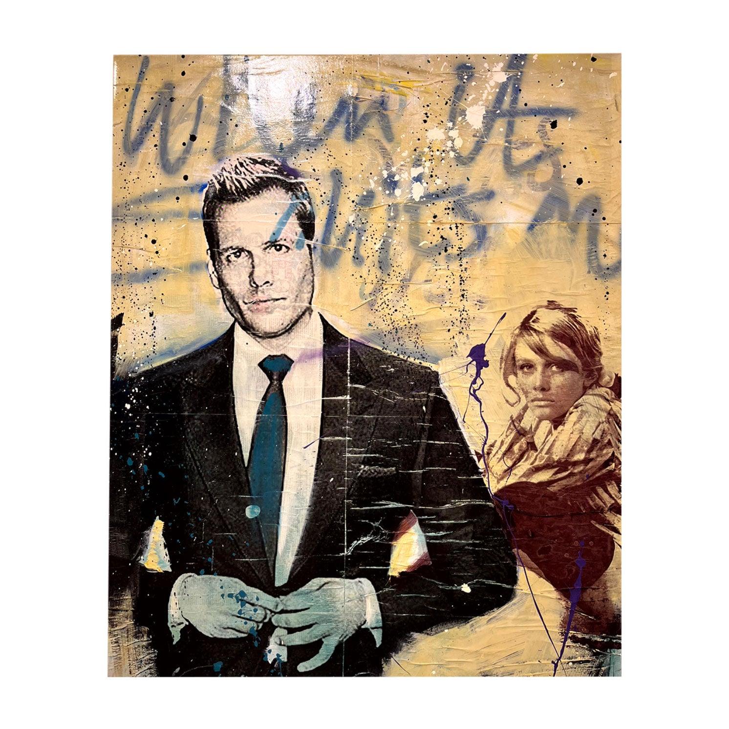 Ronald Chapeau schilderij Harvey Specter Suits