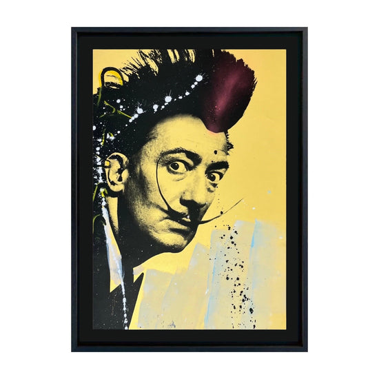 Ronald Chapeau zeefdruk Salvador Dali in lijst