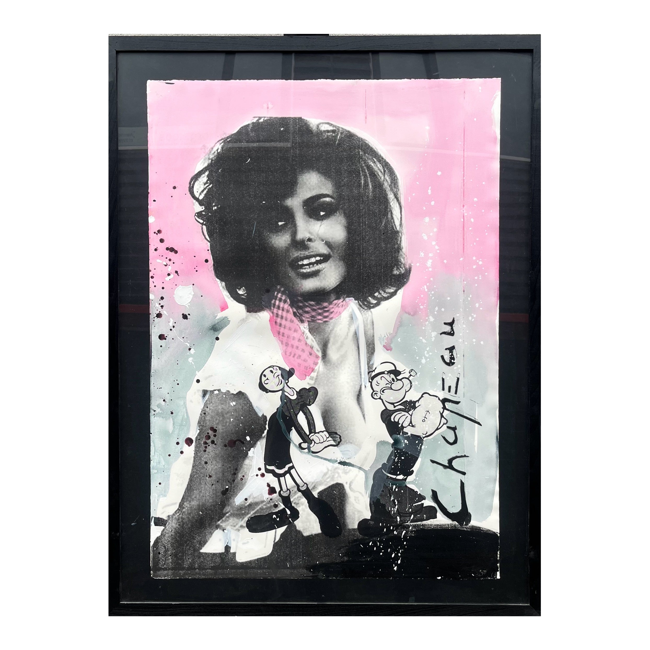 Sophia Loren & Popeye pink