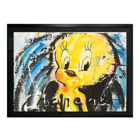 Tweety bij Ronald Chapeau via moderne kunst