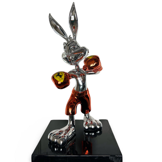 Van Apple Art  K.O. Bunny Ferrari beeld pop art sculpture urban design 