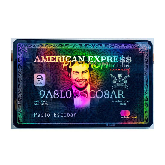 Amex Pablo Escobar - Moderne Kunst