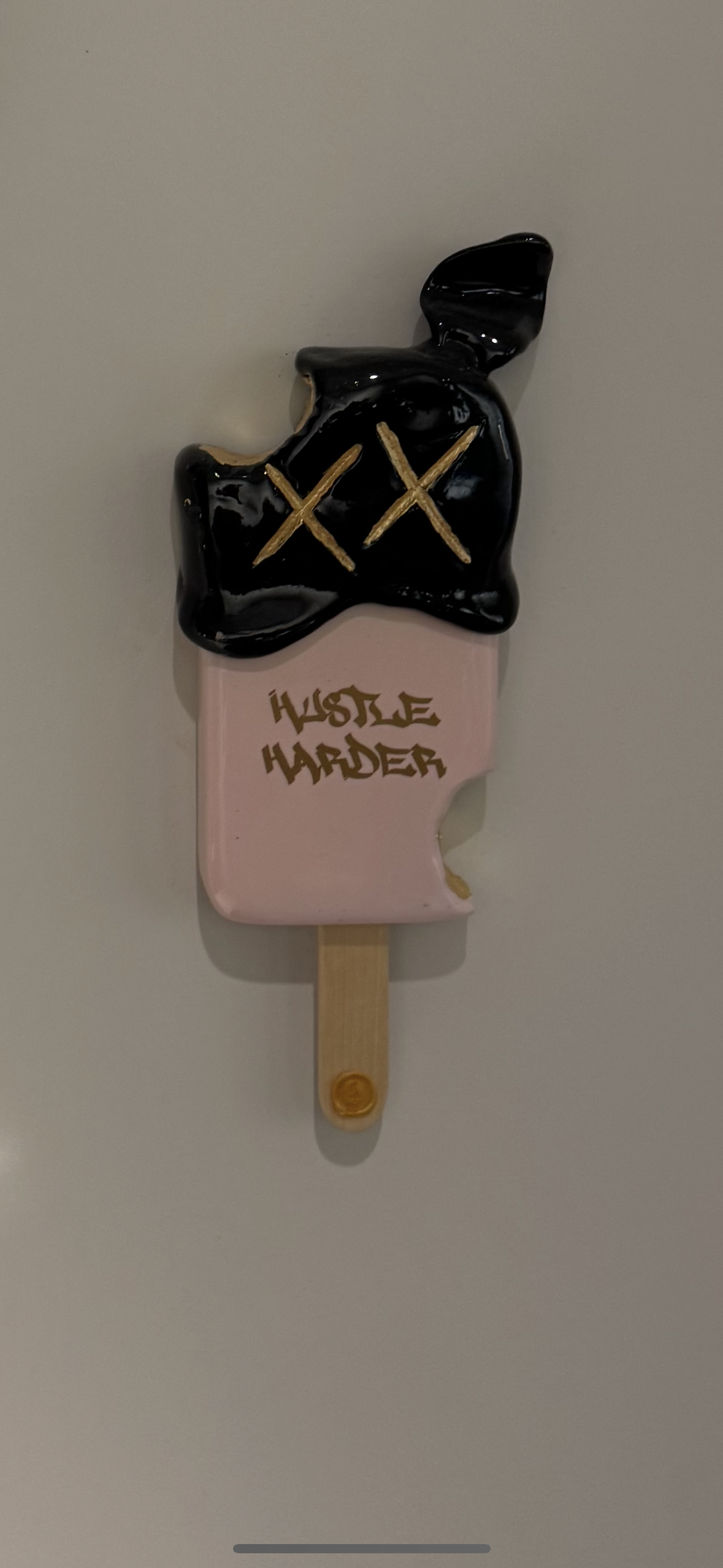 XX Hustle Harder Snek Popsicle art