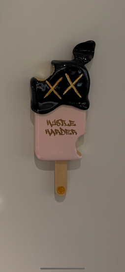 XX Hustle Harder Snek Popsicle art