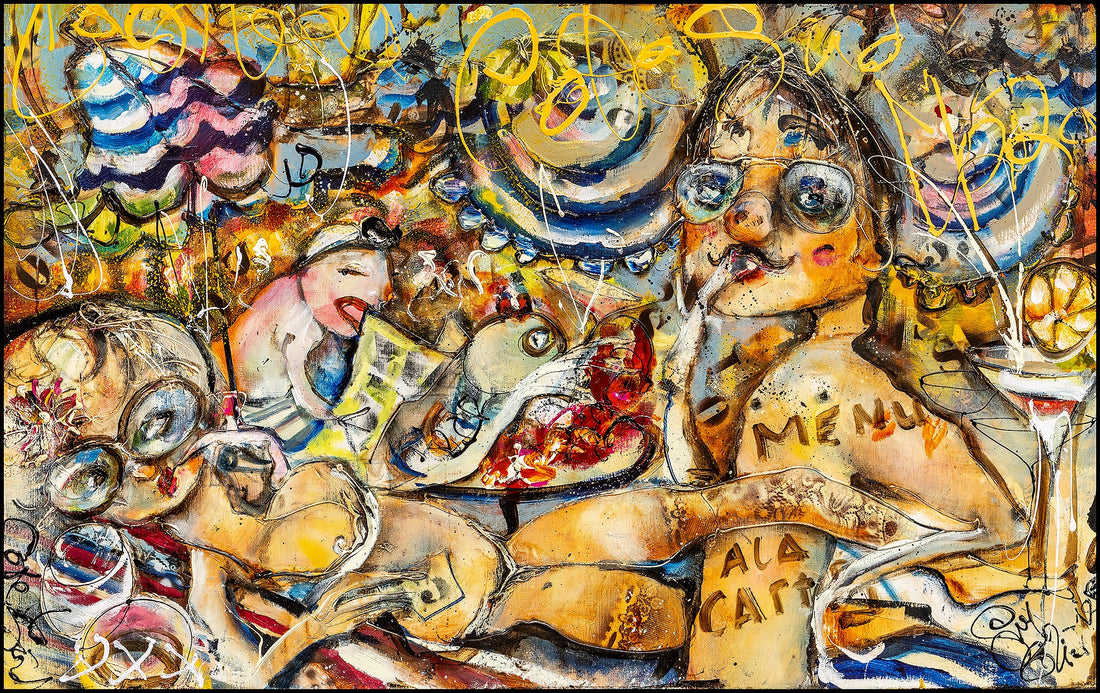 Guy Olivier schilderij 'La Plagne' modernekunst.nl