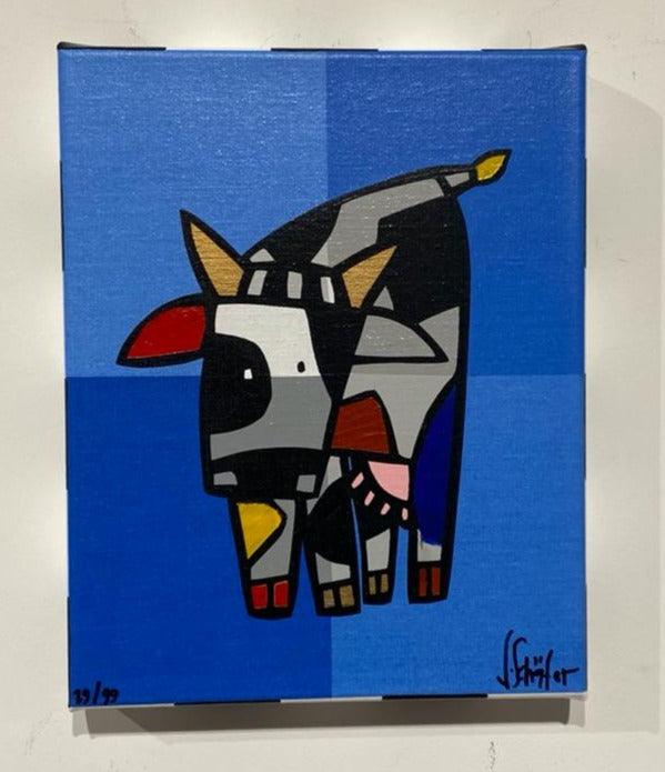 Happy Cow III - Moderne Kunst